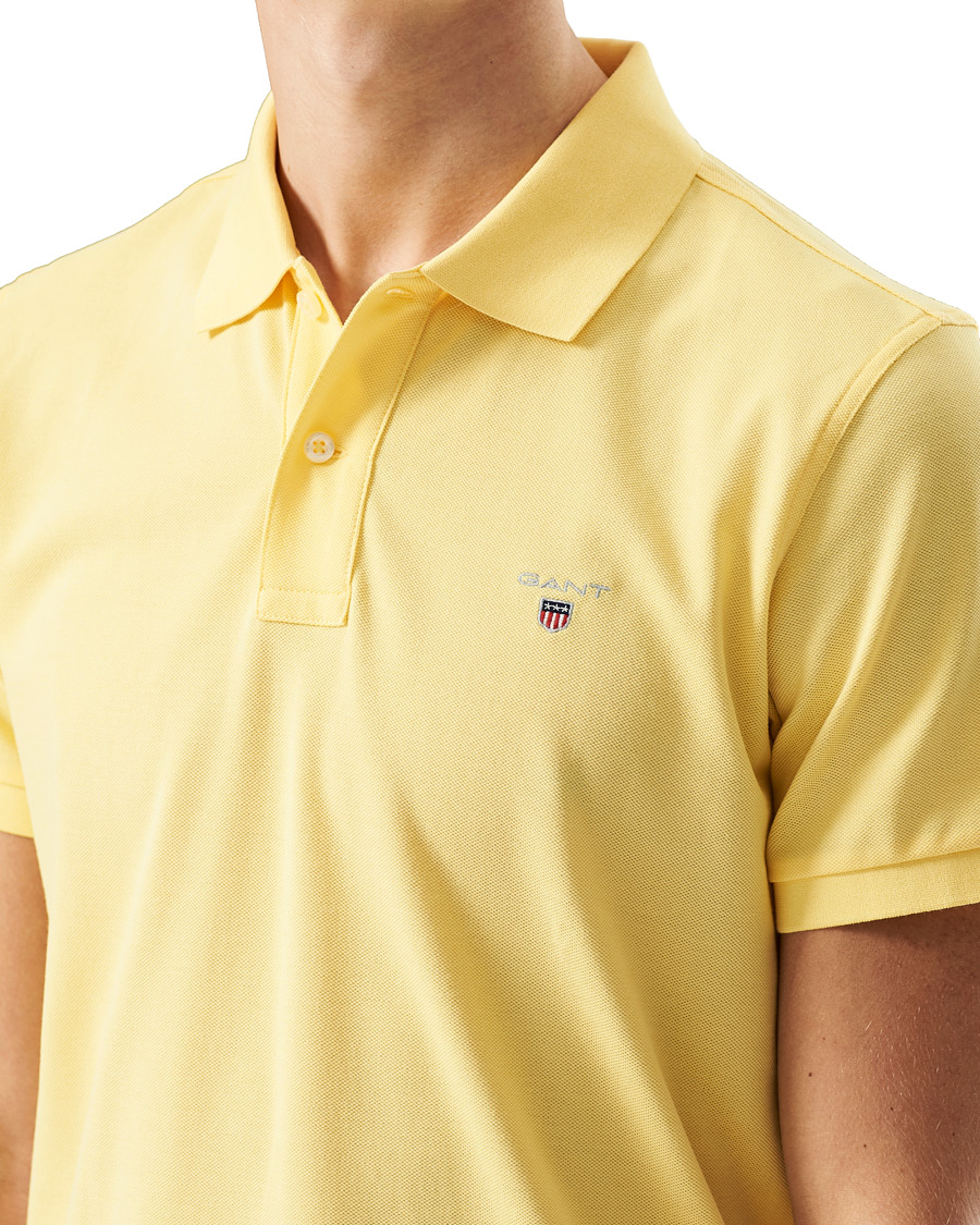 Herre | Polotrøjer | GANT | The Original Polo Banana Yellow