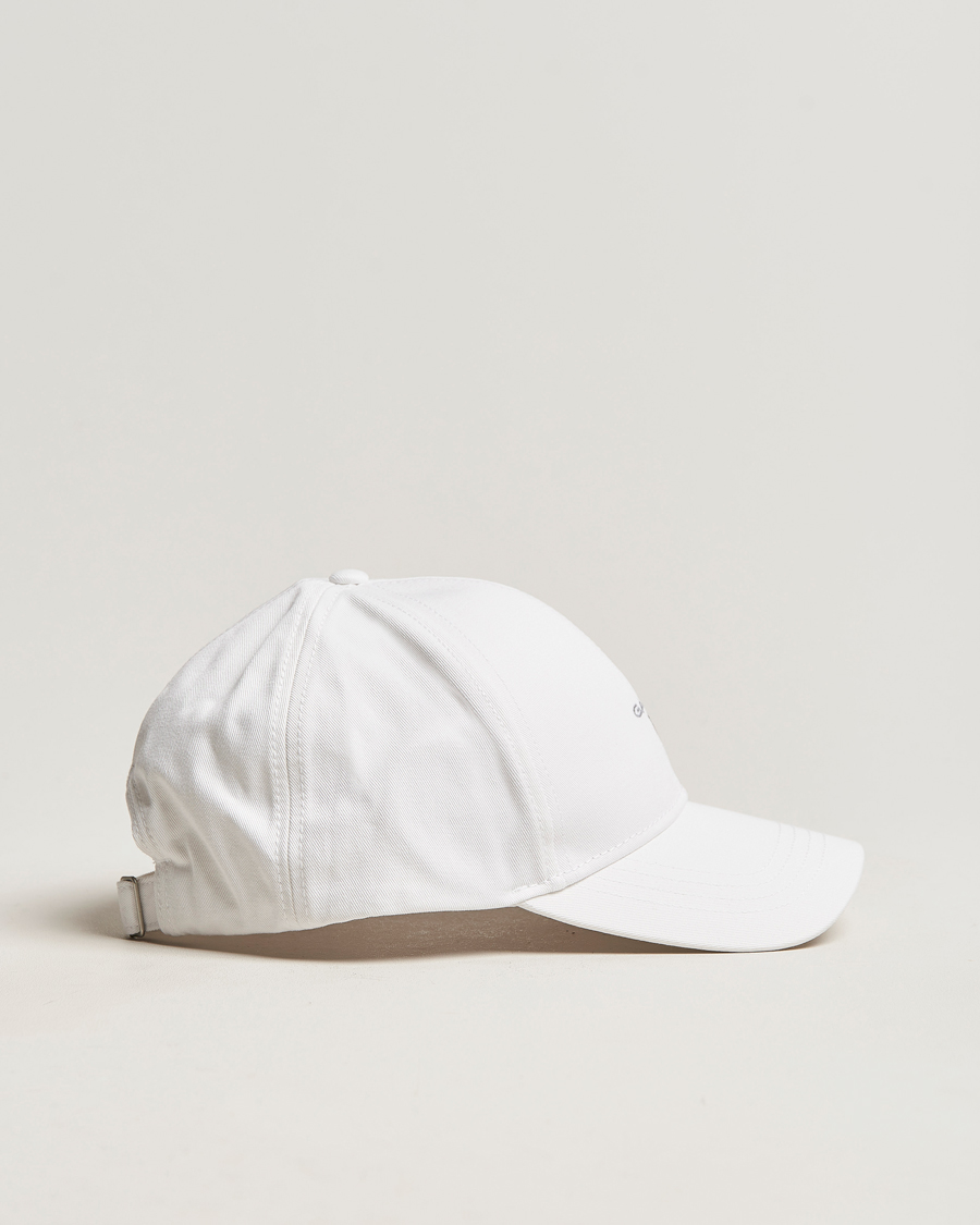 Herre | GANT High Cotton Twill Cap White | GANT | High Cotton Twill Cap White