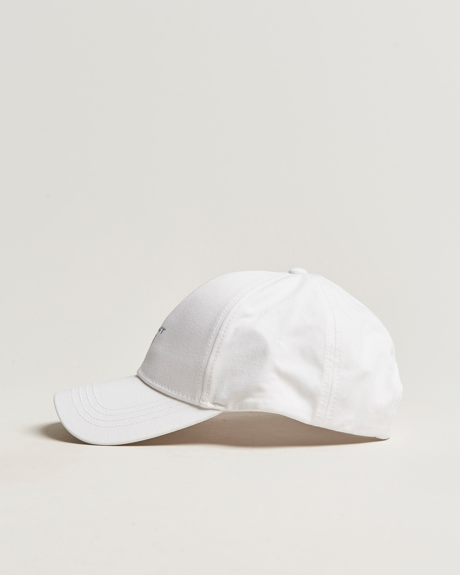 Herre | GANT High Cotton Twill Cap White | GANT | High Cotton Twill Cap White