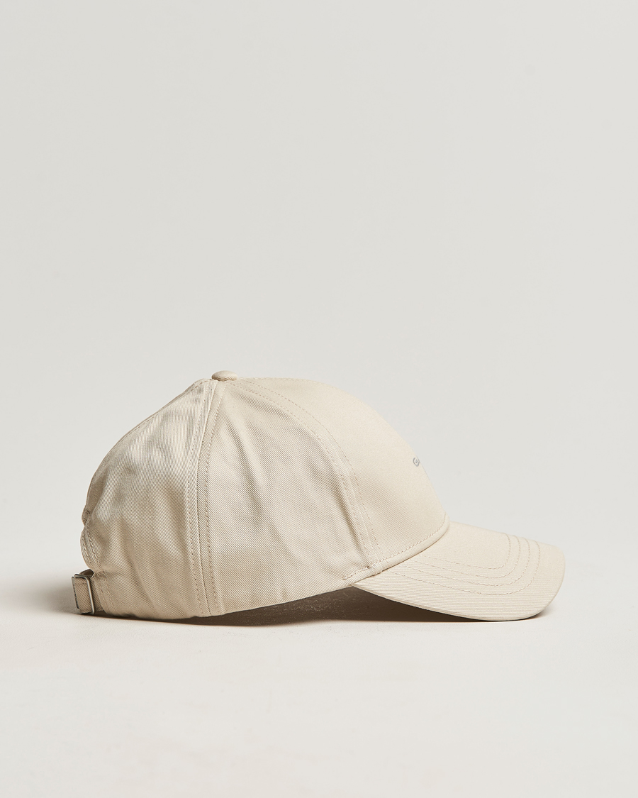 Herre | GANT High Cotton Twill Cap Putty | GANT | High Cotton Twill Cap Putty