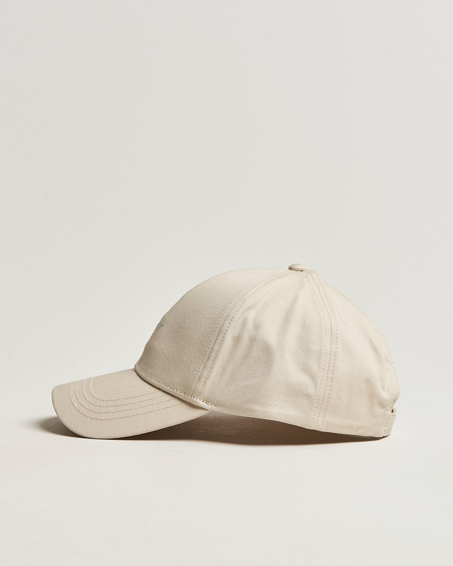 Herre | GANT High Cotton Twill Cap Putty | GANT | High Cotton Twill Cap Putty