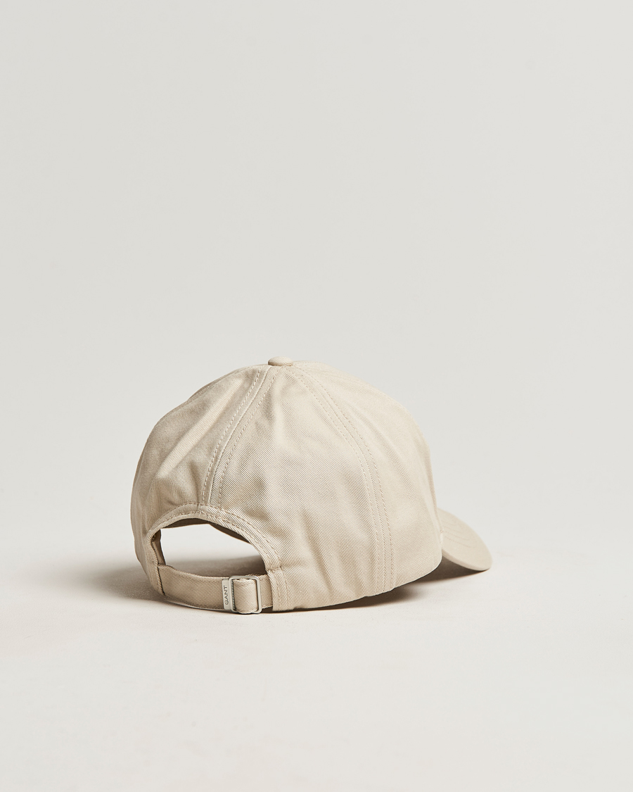 Herre | GANT High Cotton Twill Cap Putty | GANT | High Cotton Twill Cap Putty