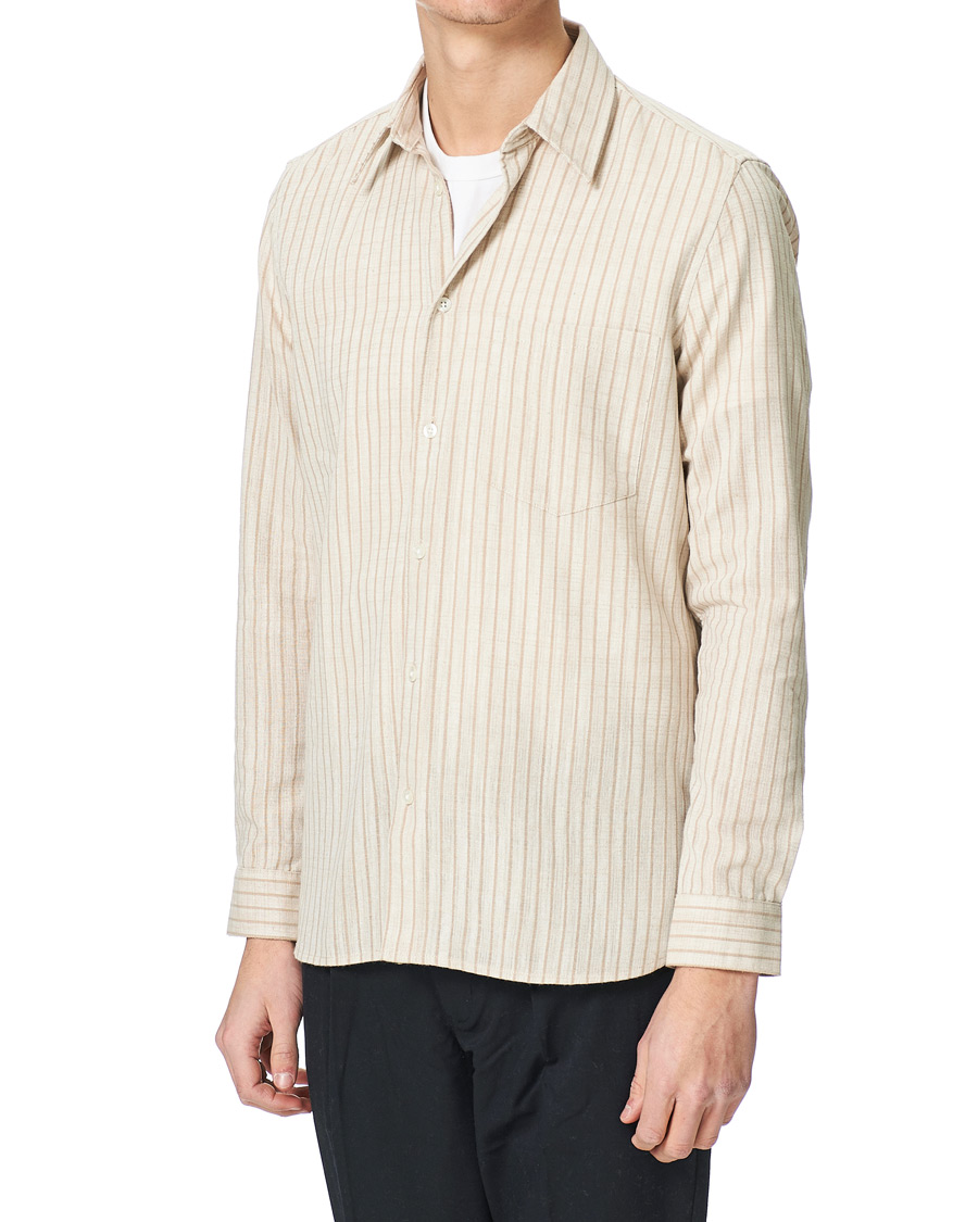 Herre | Skjorter | Samsøe Samsøe | Samsøe & Samsøe Liam Cotton Linen Shirt Pure Cashmere