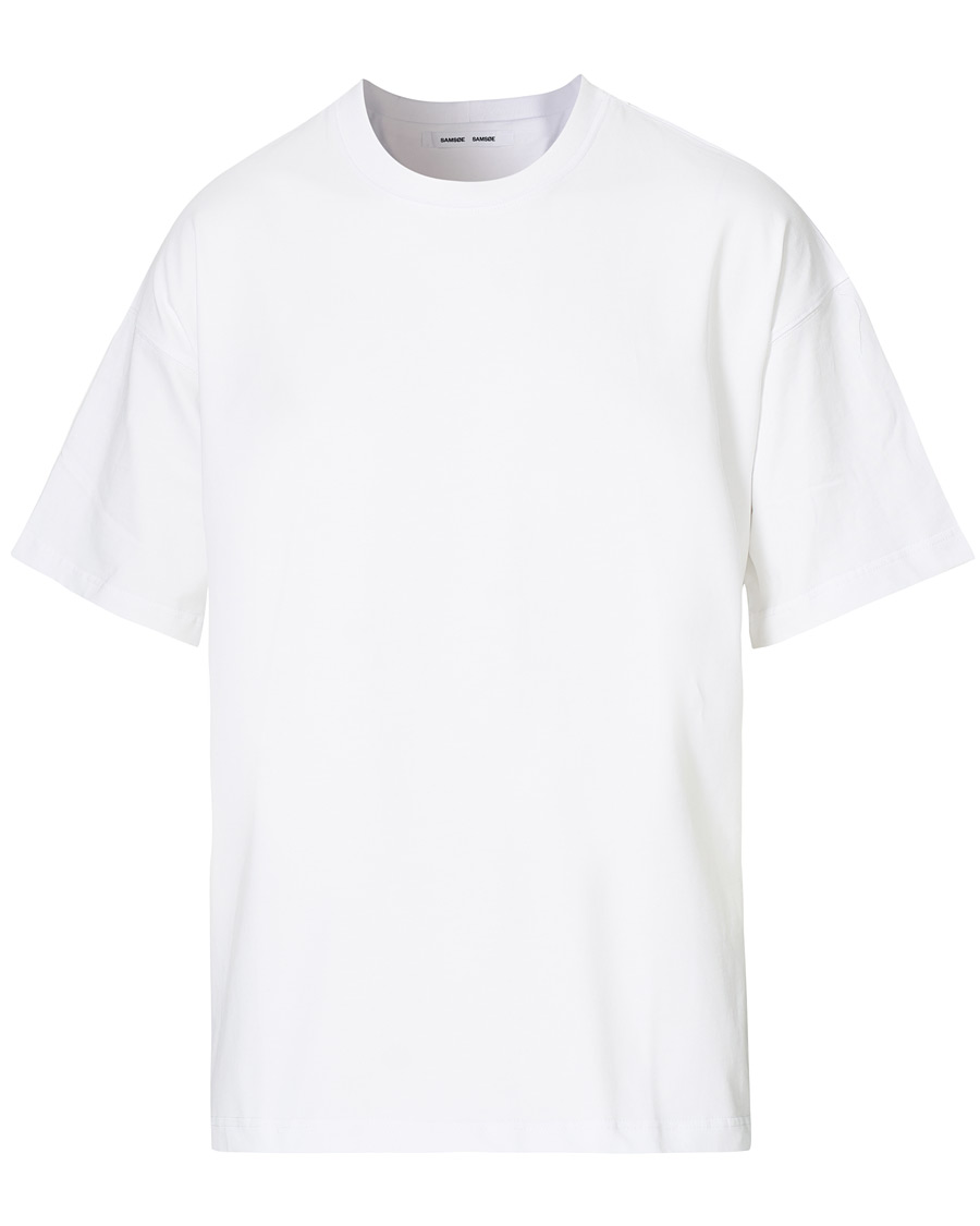 Herre | T-Shirts | Samsøe Samsøe | Samsøe & Samsøe Hjalmer T-shirt White