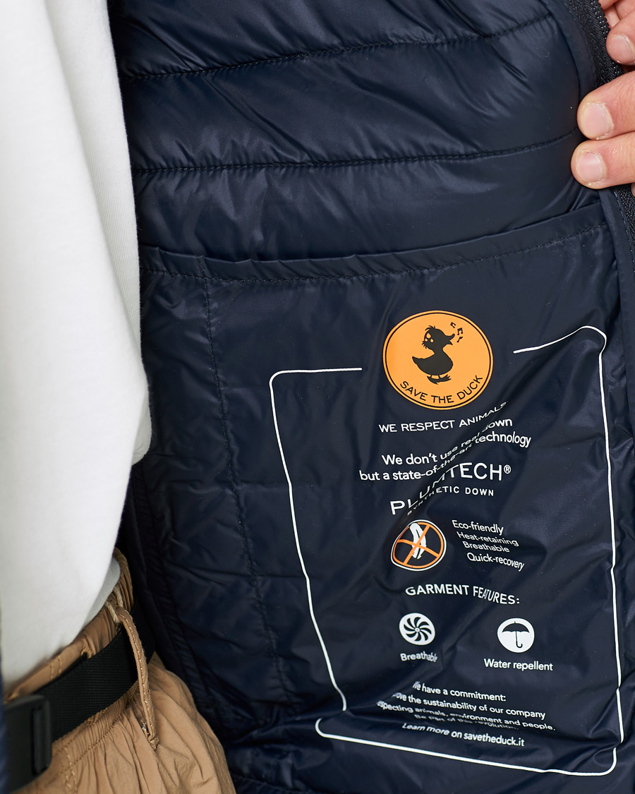 Herre | Jakker | Save The Duck | Alexander Lightweight Padded Jacket Blue Black