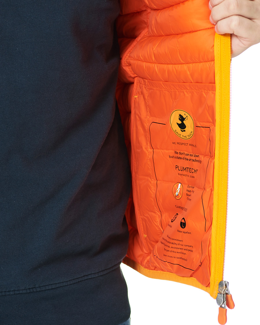 Herre | Jakker | Save The Duck | Adam Lightweight Padded Vest Solar Orange