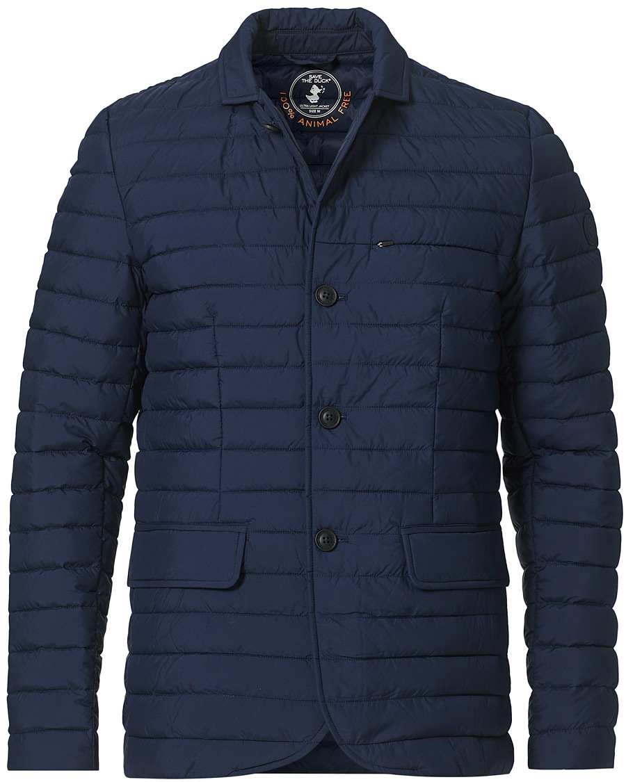 Herre | Jakker | Save The Duck | Kepler Lightweight Matt Padded Blazer Navy Blue