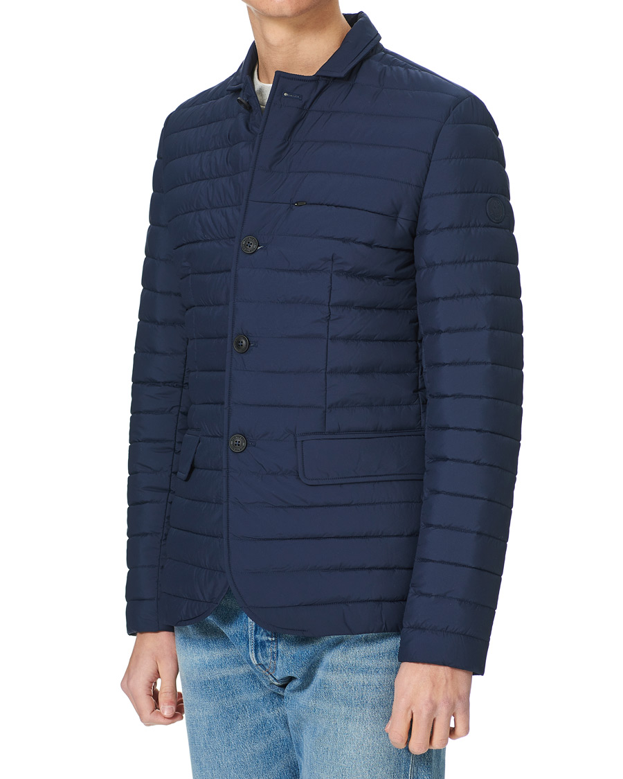 Herre | Jakker | Save The Duck | Kepler Lightweight Matt Padded Blazer Navy Blue
