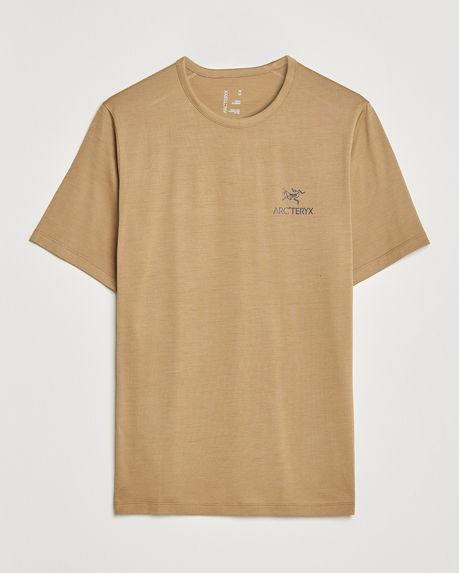 Herre | T-Shirts | Arc'teryx | Arc´Logo Emblem Wool T-shirt Canvas