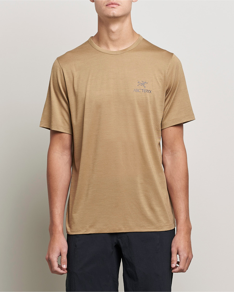 Herre | T-Shirts | Arc'teryx | Arc´Logo Emblem Wool T-shirt Canvas