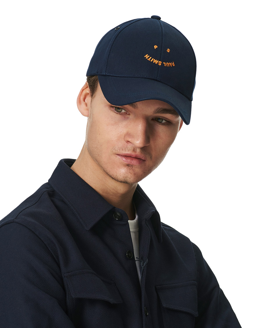 Herre | PS Paul Smith Happy Cap Navy | PS Paul Smith | Happy Cap Navy