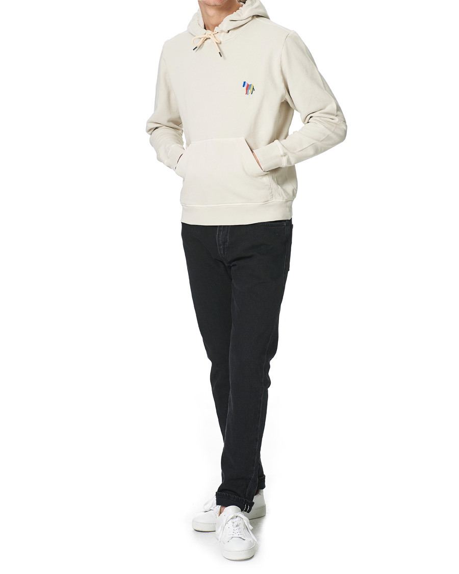 Herre | Trøjer | PS Paul Smith | Embroidered Zebra Hoodie Off White
