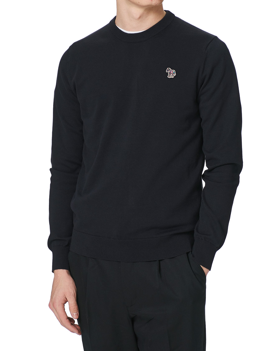 Herre | Trøjer | PS Paul Smith | Zebra Crew Neck Pullover Black