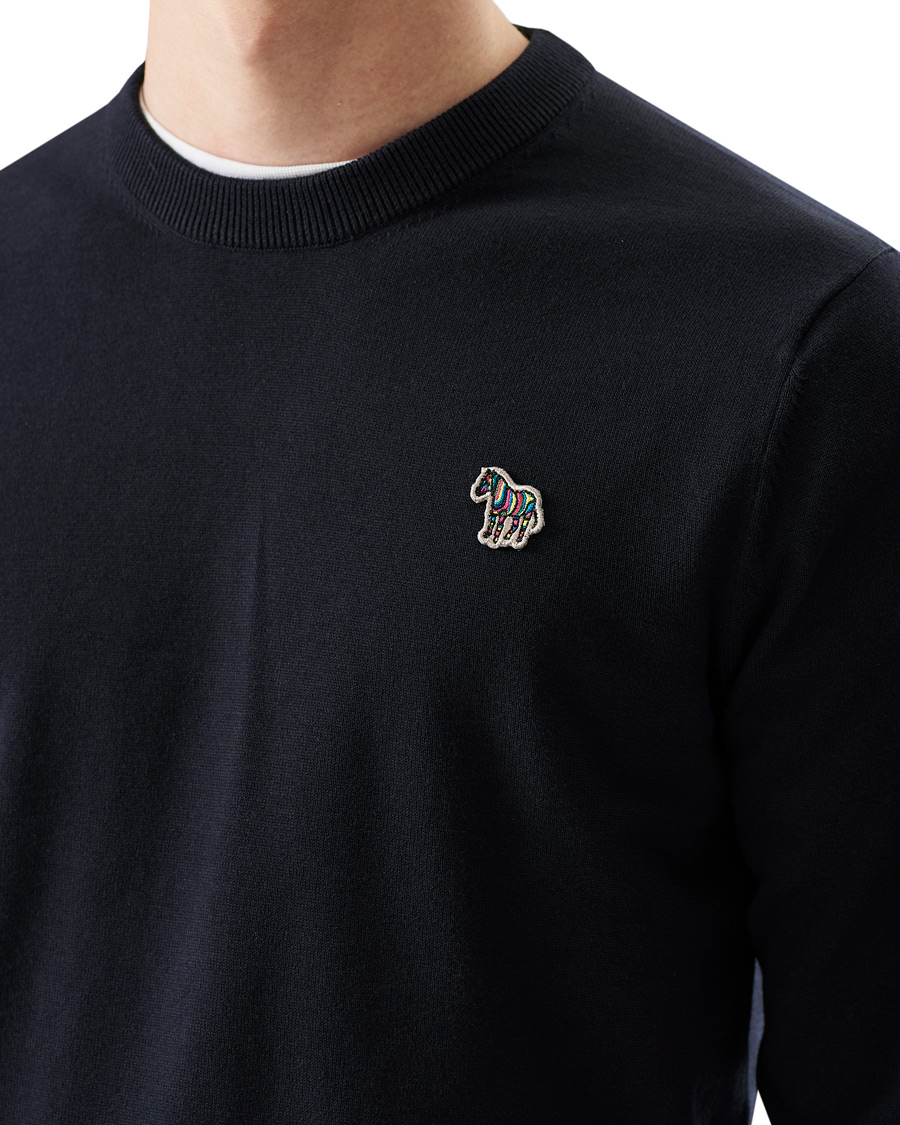 Herre | Trøjer | PS Paul Smith | Zebra Crew Neck Pullover Black