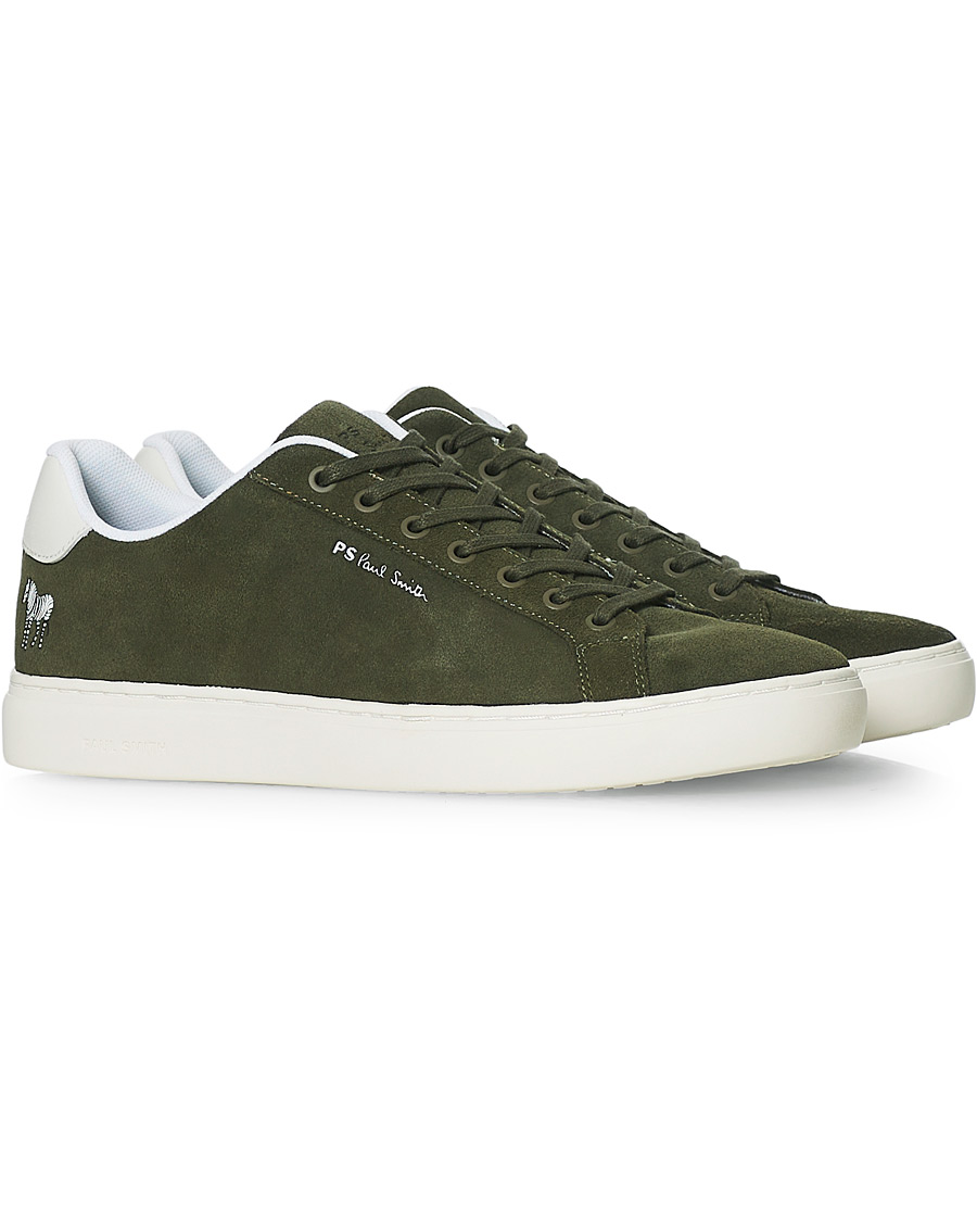 Herre | PS Paul Smith Rex Zebra Sneakers Green | PS Paul Smith | Rex Zebra Sneakers Green