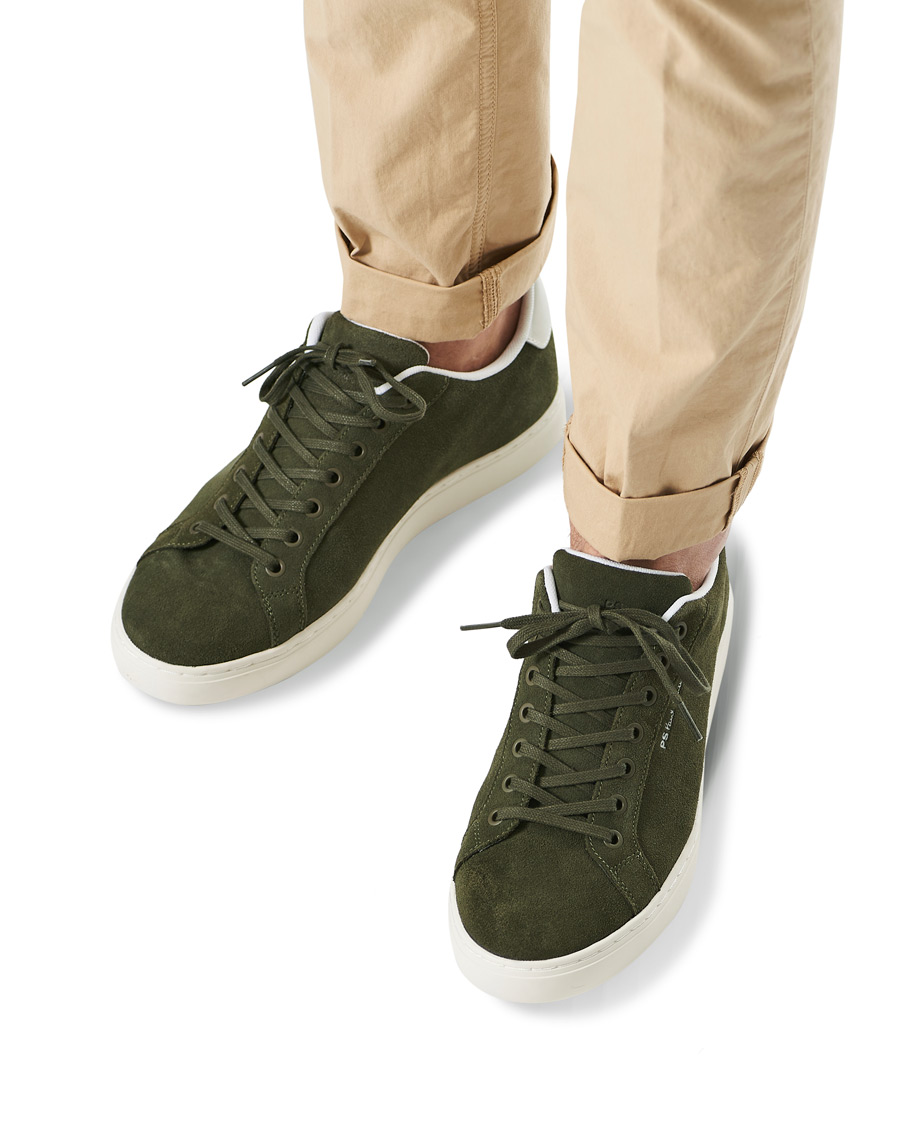 Herre | PS Paul Smith Rex Zebra Sneakers Green | PS Paul Smith | Rex Zebra Sneakers Green