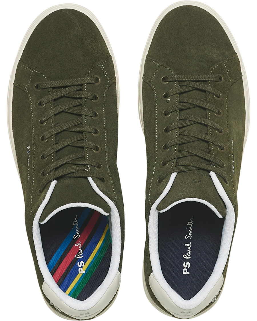 Herre | PS Paul Smith Rex Zebra Sneakers Green | PS Paul Smith | Rex Zebra Sneakers Green
