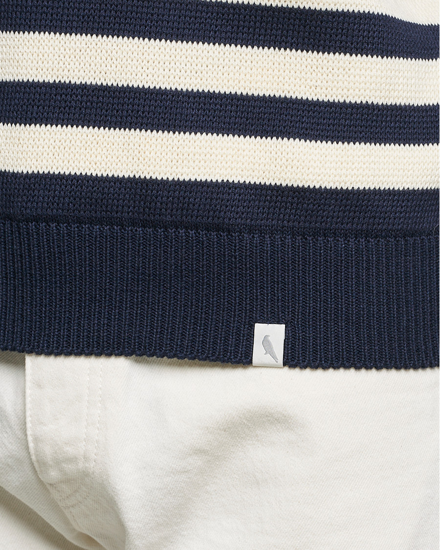 Herre | Trøjer | Peregrine | Richmond Knitted Rugby Shirt Navy/White