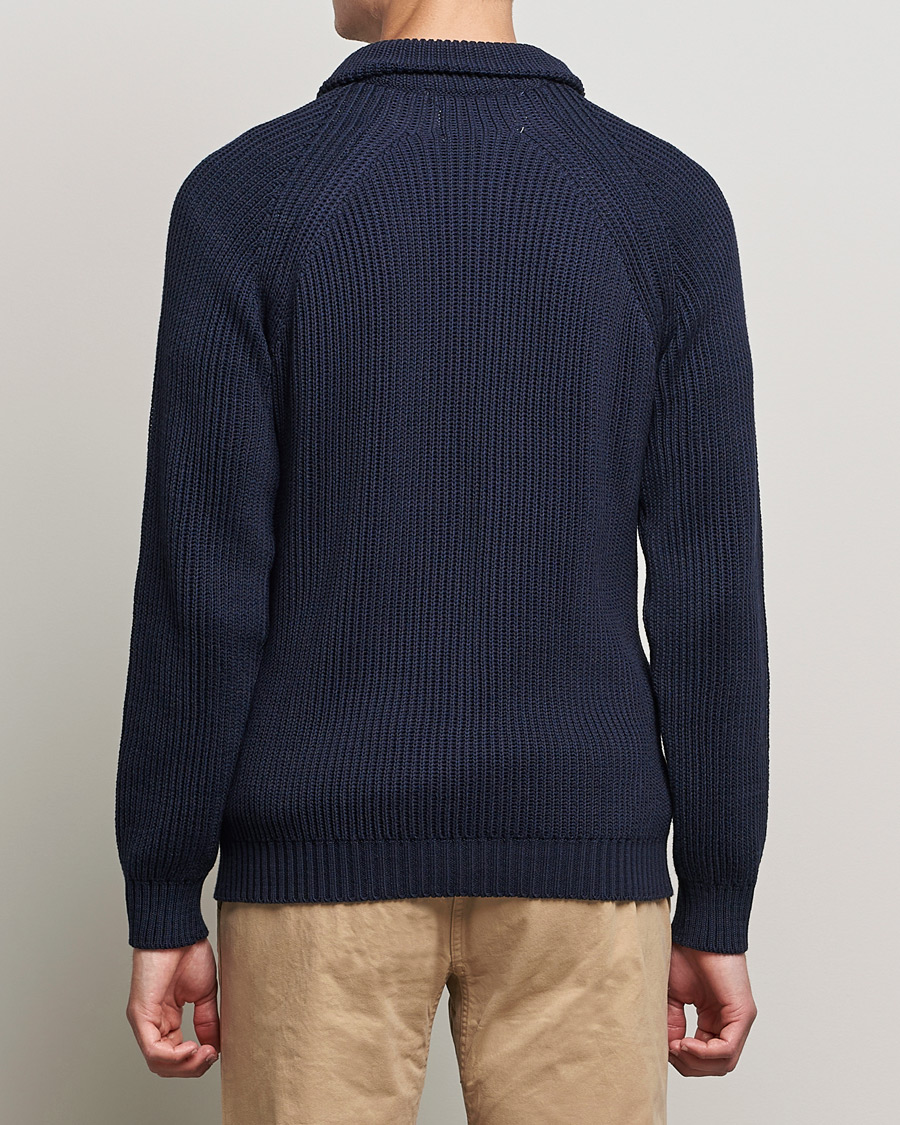Herre | Trøjer | Peregrine | Felix Quarter Zip Jumper Navy
