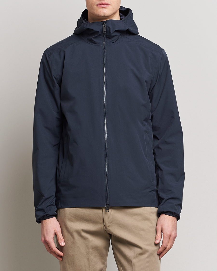 Herre | Scandinavian Edition | Scandinavian Edition | Hood Waterproof Jacket Midnight Blue