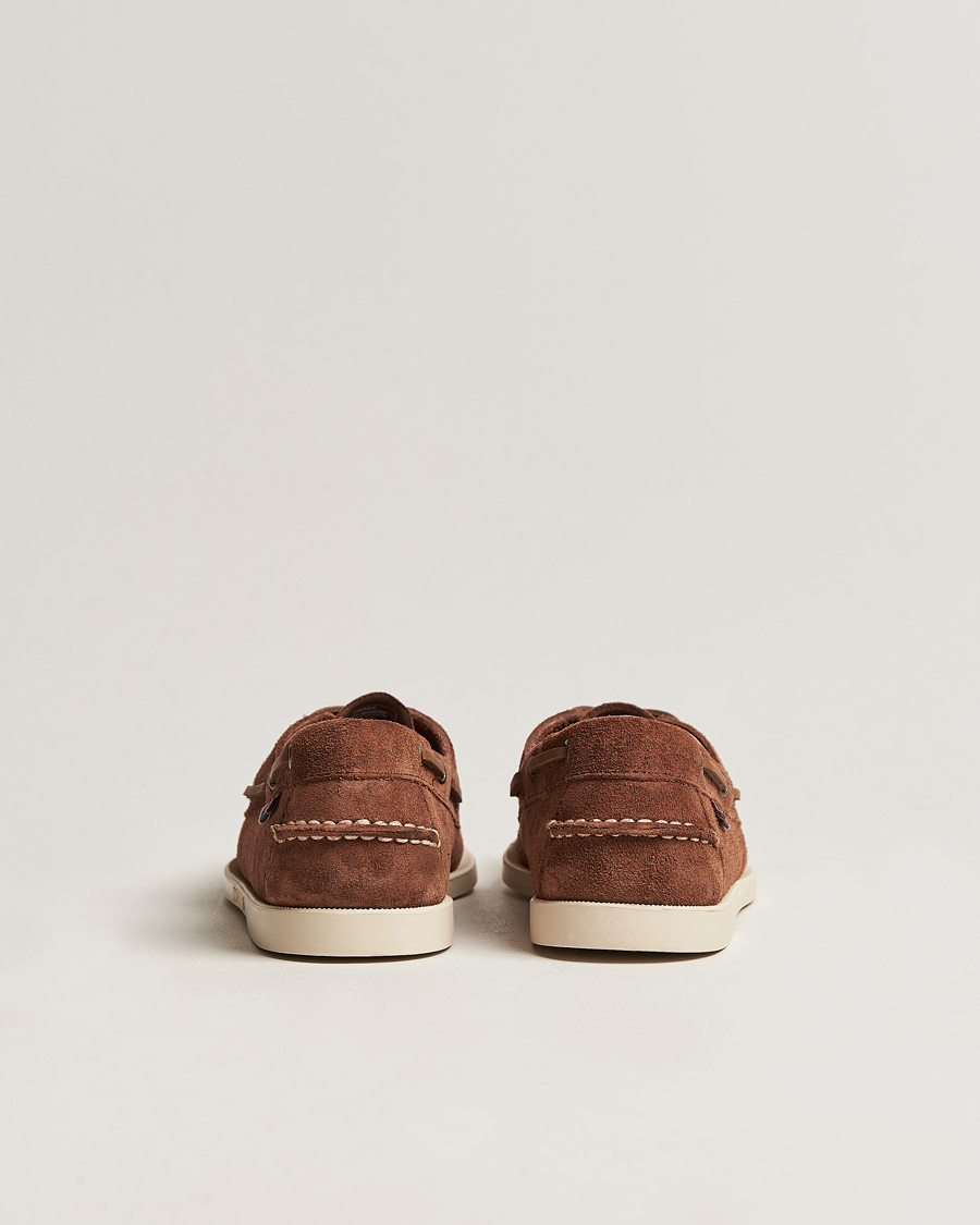 Merchandising Sikker position Sebago Docksides Suede Boat Shoe Dark Brown - CareOfCarl.dk