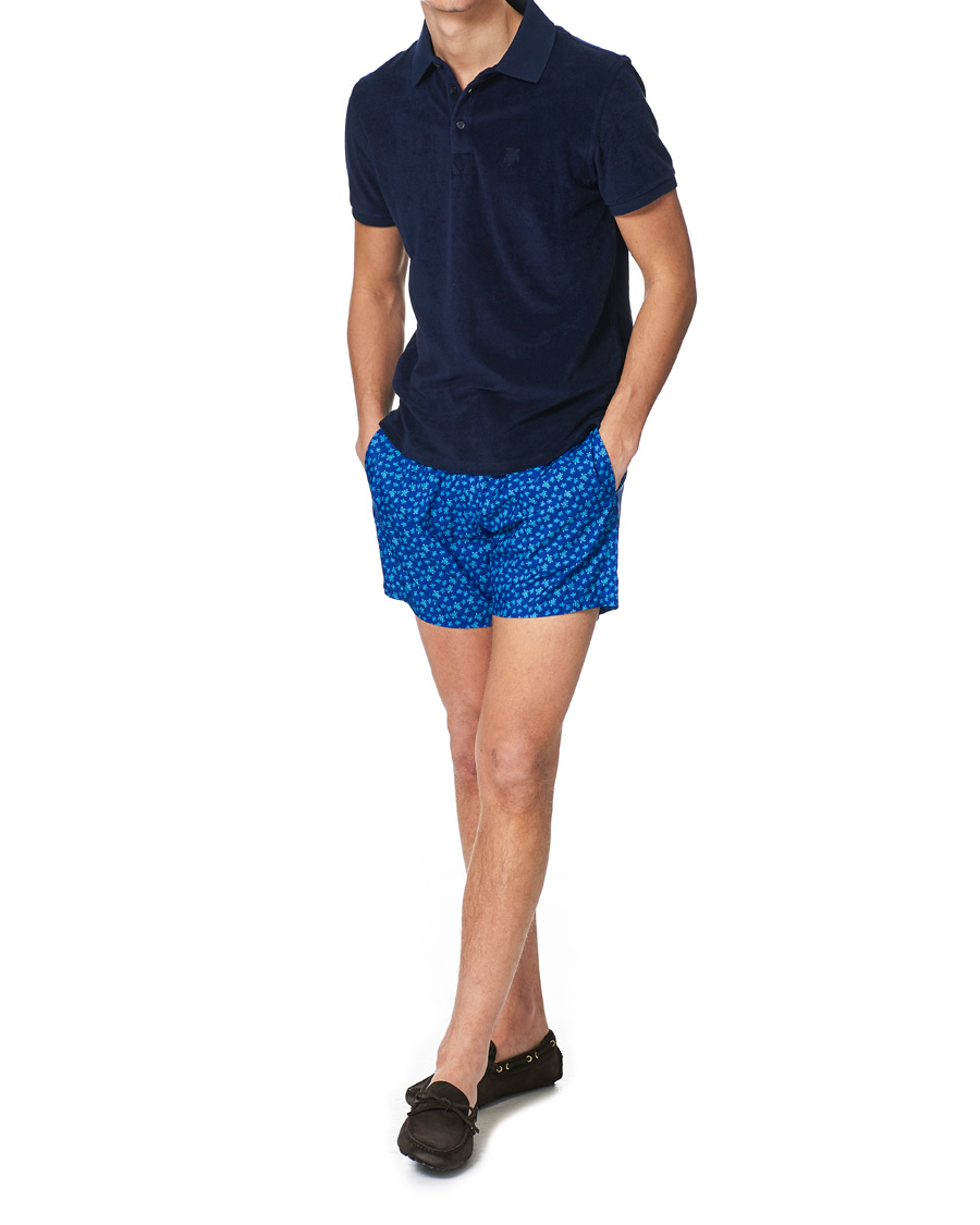 Herre | Badebukser | Vilebrequin | Mahina Swim Shorts Blue De Mar