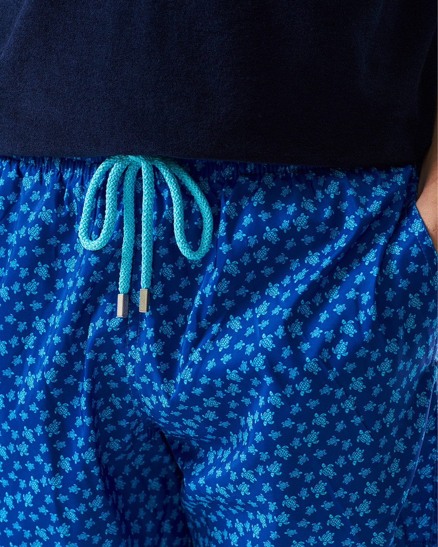 Herre | Badebukser | Vilebrequin | Mahina Swim Shorts Blue De Mar
