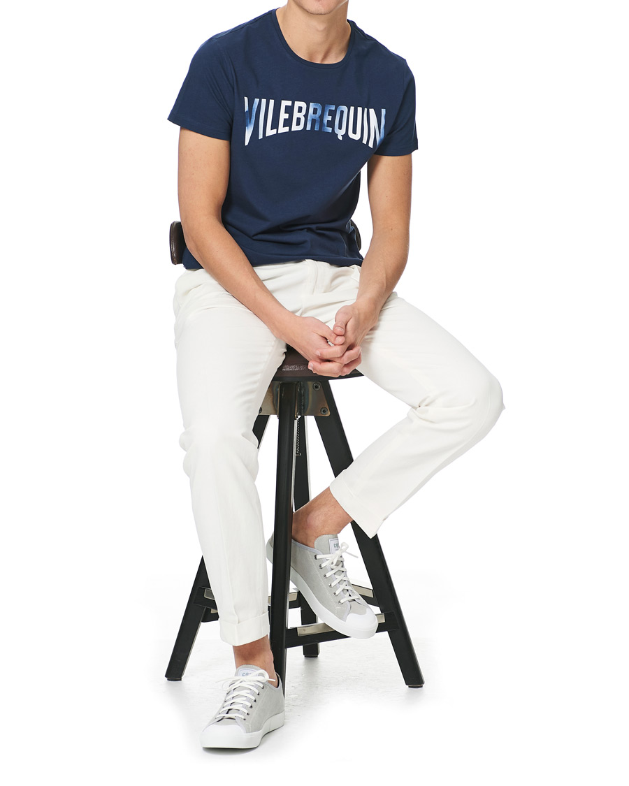 Herre | T-Shirts | Vilebrequin | Thom T-shirt Bleu Marine