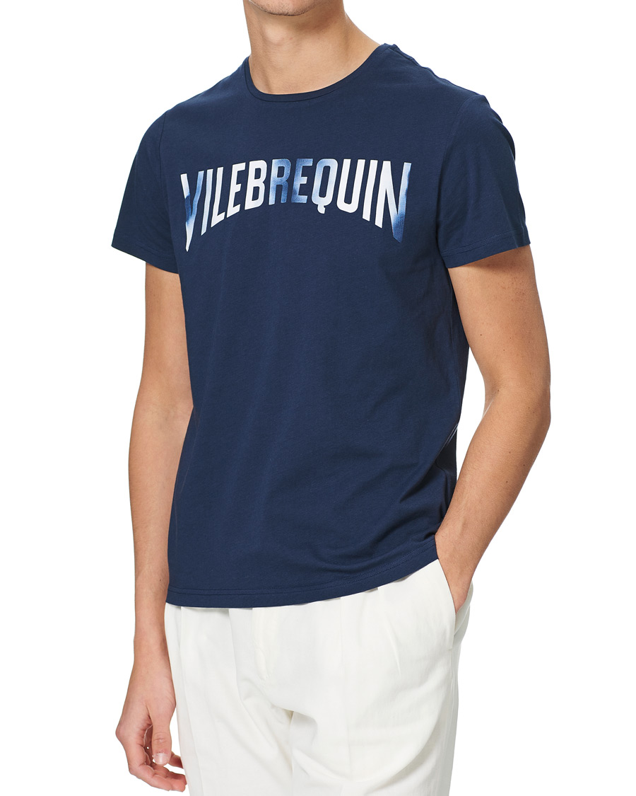 Herre | T-Shirts | Vilebrequin | Thom T-shirt Bleu Marine