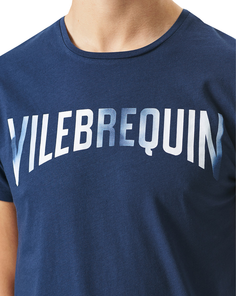 Herre | T-Shirts | Vilebrequin | Thom T-shirt Bleu Marine