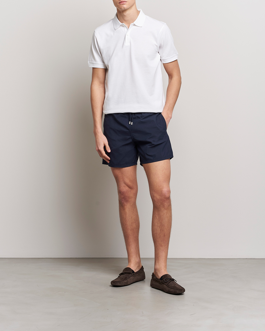 Herre | Badebukser | Vilebrequin | Moorea Swimshorts Bleu Marine