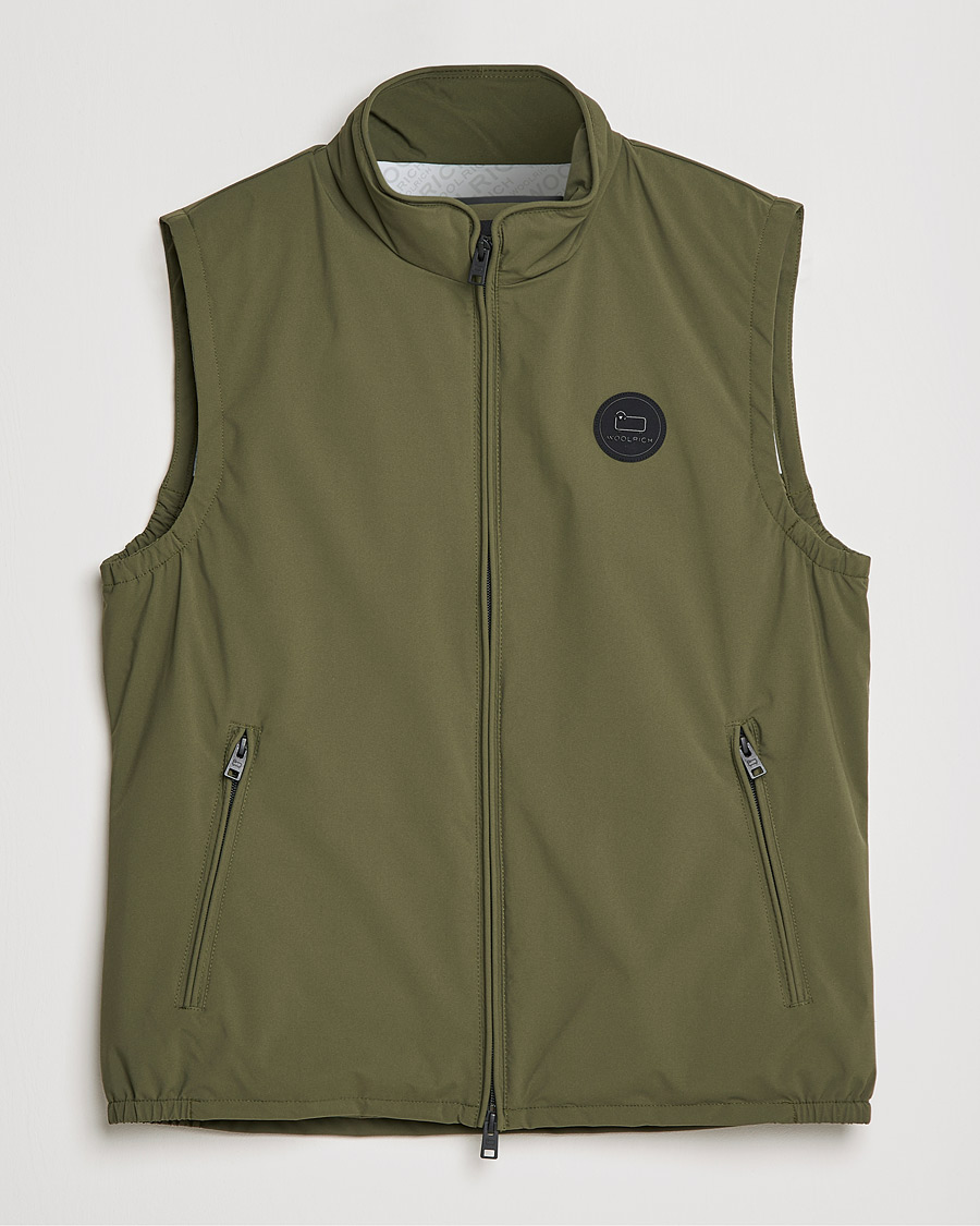 Herre | Jakker | Woolrich | Pacific Padded Vest Outdoor Green
