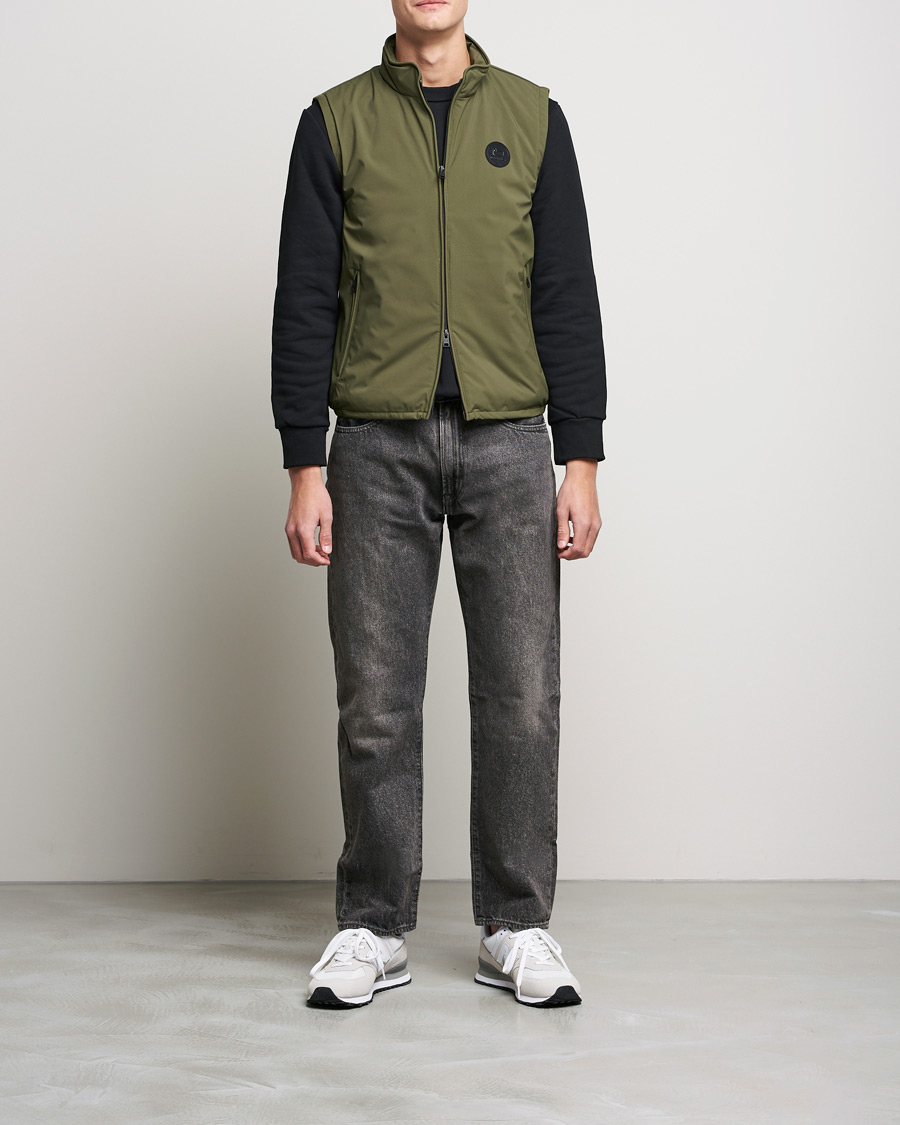 Herre | Jakker | Woolrich | Pacific Padded Vest Outdoor Green