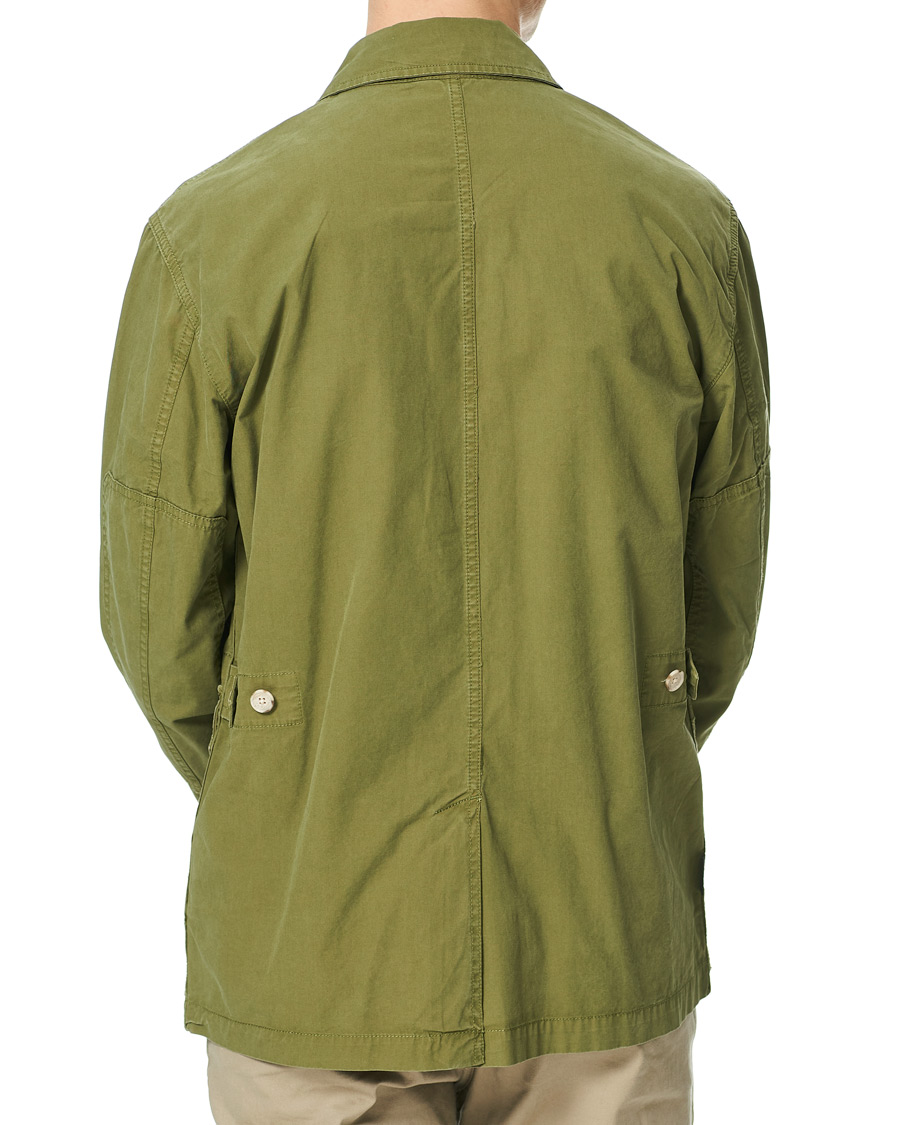 Herre | Skjorter | Woolrich | Military Cotton Field Shirt Jacket Ivy Green