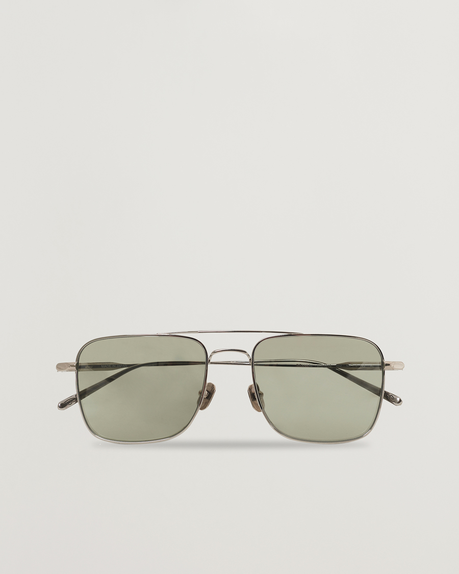 Herre |  | Brioni | BR0101S Sunglasses Silver/Green