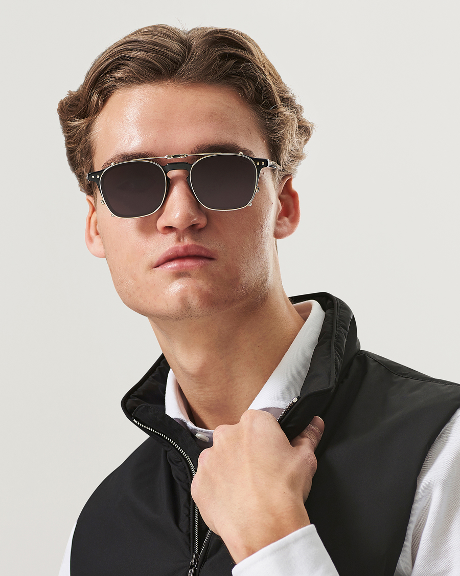 Herre | Italian Department | Brioni | BR0097S Sunglasses Black/Grey