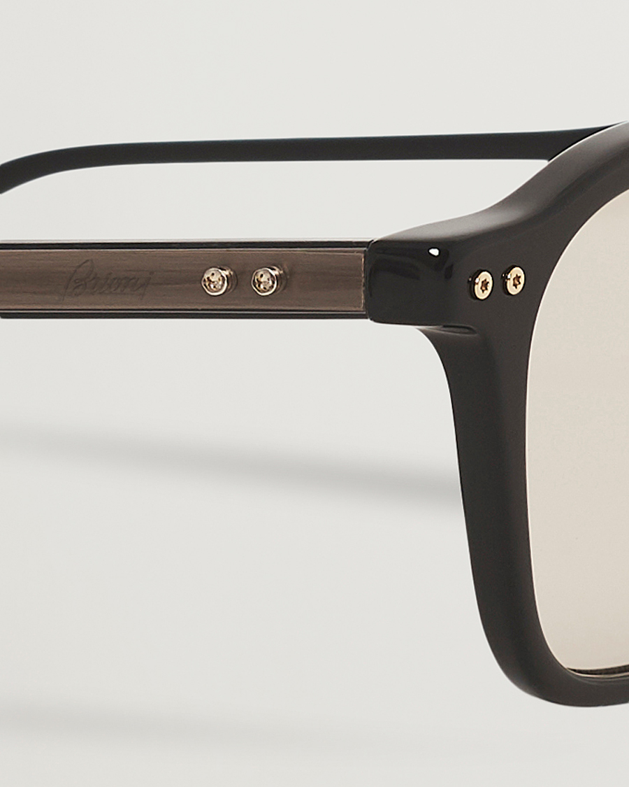 Herre | Brioni BR0097S Sunglasses Black/Grey | Brioni | BR0097S Sunglasses Black/Grey