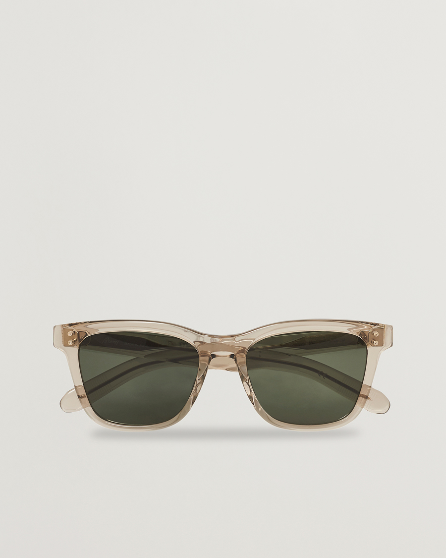 Herre | Brioni BR0099S Sunglasses Beige/Green | Brioni | BR0099S Sunglasses Beige/Green
