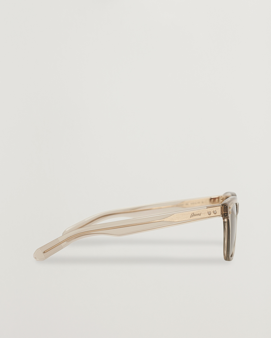 Herre | Brioni BR0099S Sunglasses Beige/Green | Brioni | BR0099S Sunglasses Beige/Green