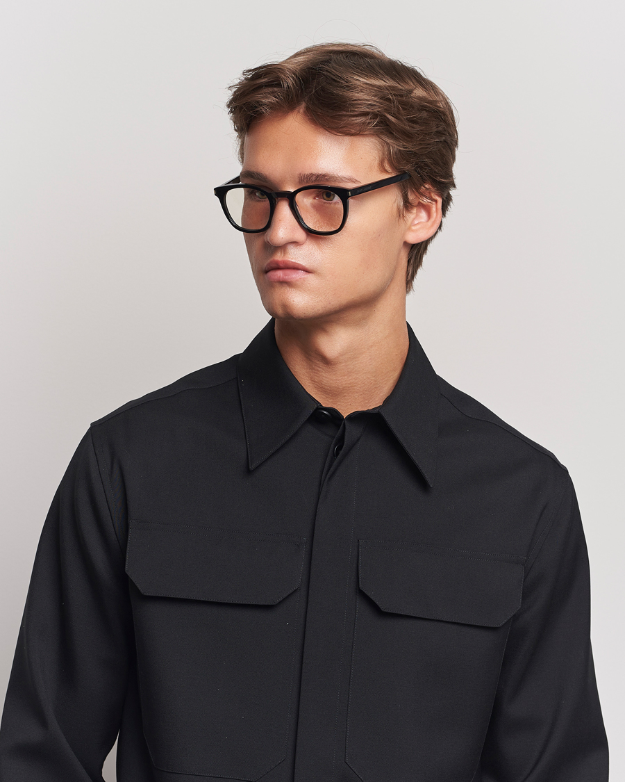 Herre | Tilbehør | Saint Laurent | SL28 Photochromic Sunglasses Black/Transparent