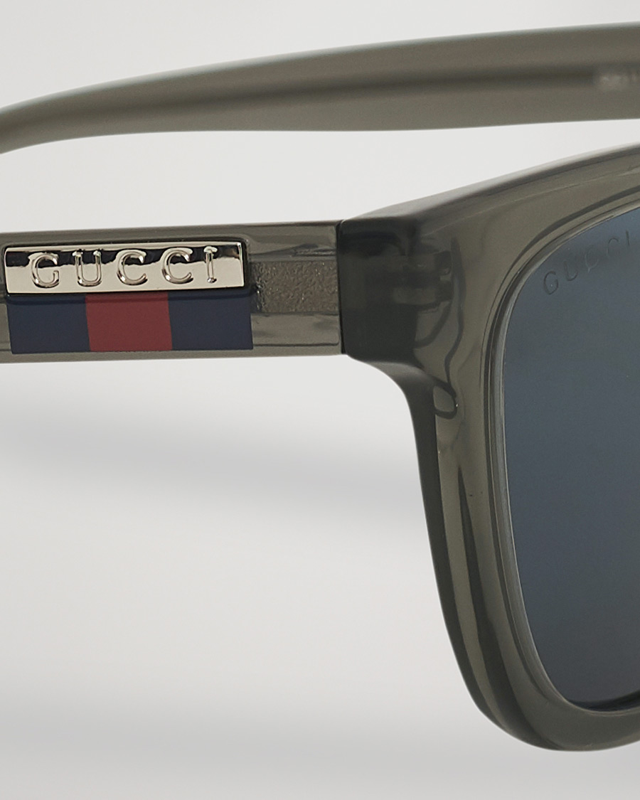 Herre | Gucci GG1116S Sunglasses Grey/Blue | Gucci | GG1116S Sunglasses Grey/Blue