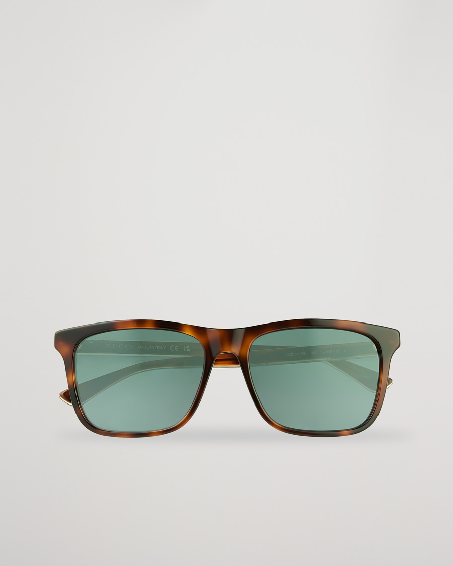 Herre |  | Gucci | GG0381SN Sunglasses Havana/Blue