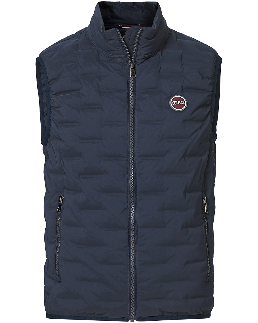 Herre | Jakker | Colmar | Lightweight Square Vest Navy
