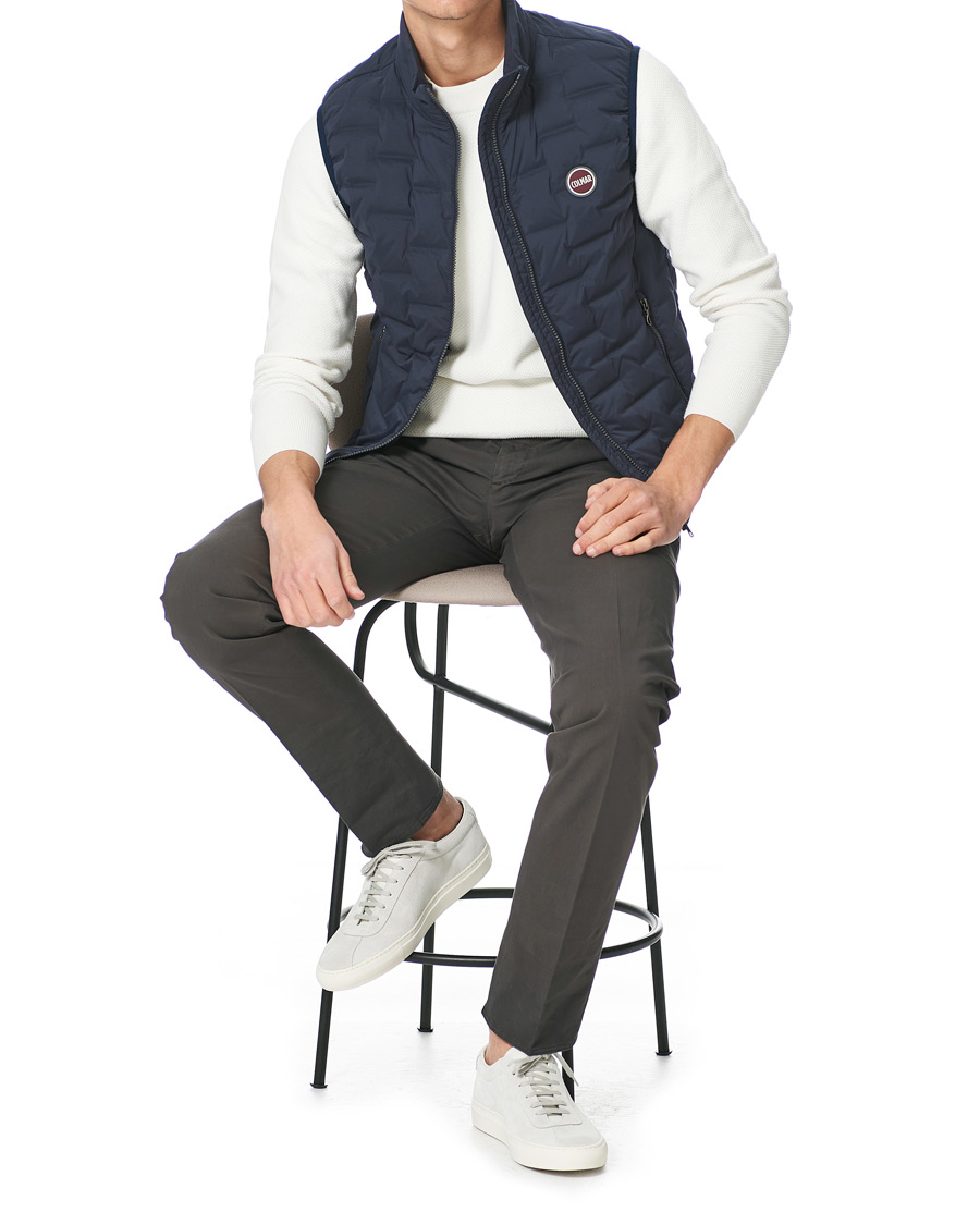 Herre | Jakker | Colmar | Lightweight Square Vest Navy