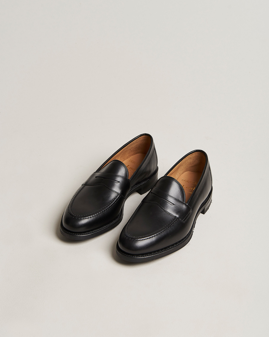 Herre | Black Tie | Loake 1880 | Grant Shadow Sole Black Calf