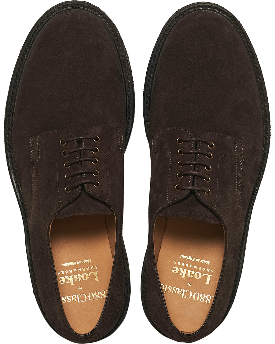 Herre | Loake 1880 Chichester Suede Derby Dark Brown | Loake 1880 | Chichester Suede Derby Dark Brown