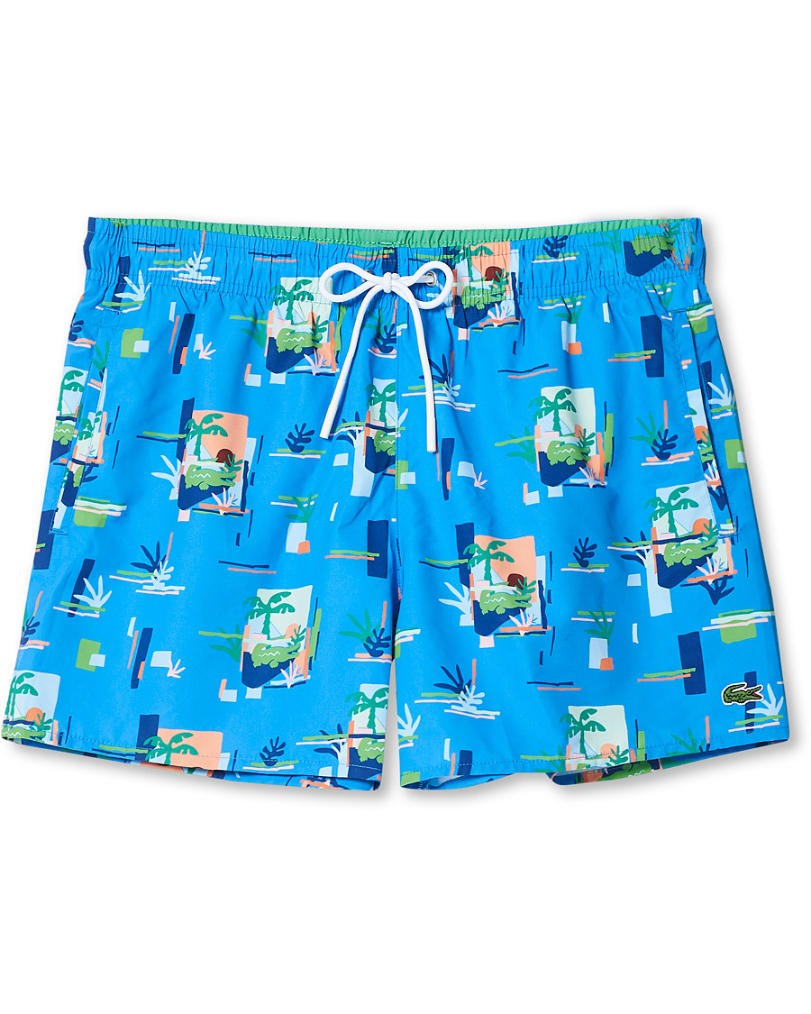 Herre | Badebukser | Lacoste | Print Light Swimming Trunks Etehereal
