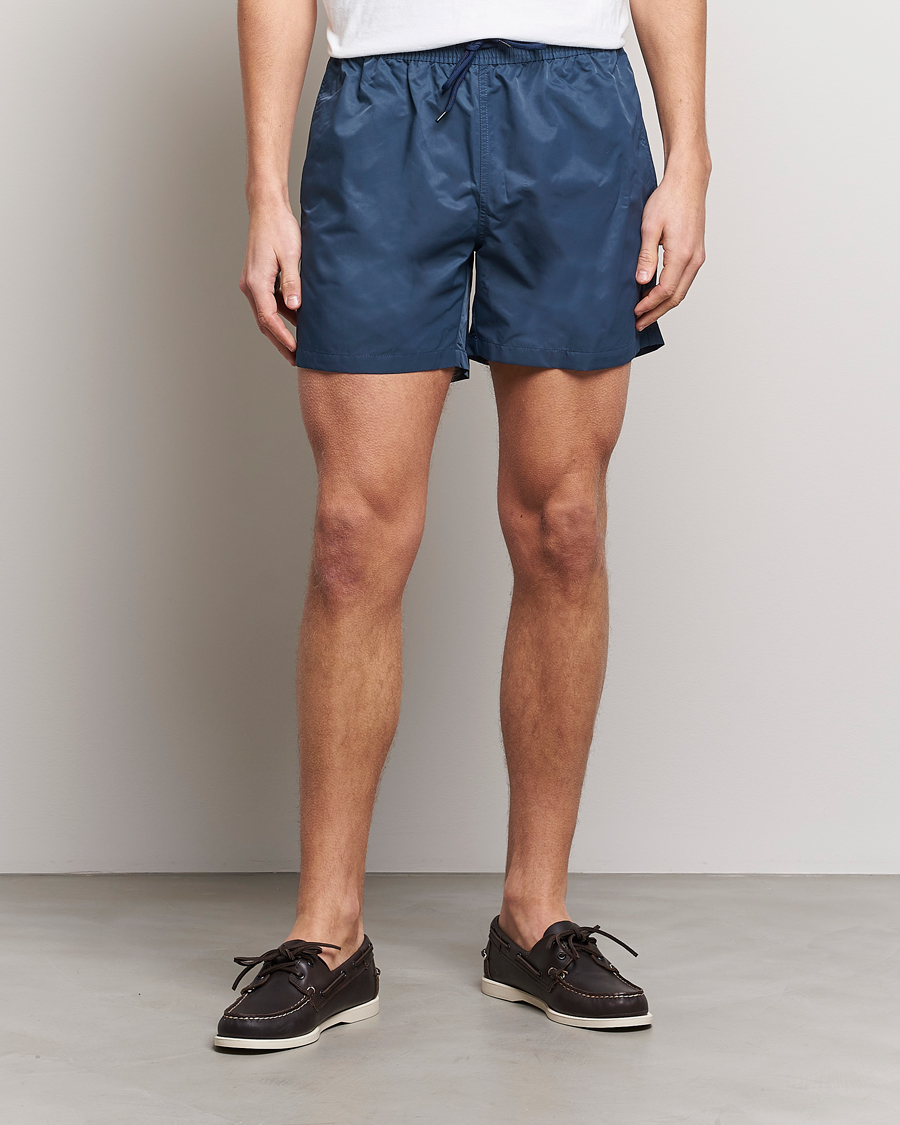 Herr | Kläder | Colorful Standard | Classic Organic Swim Shorts Petrol Blue