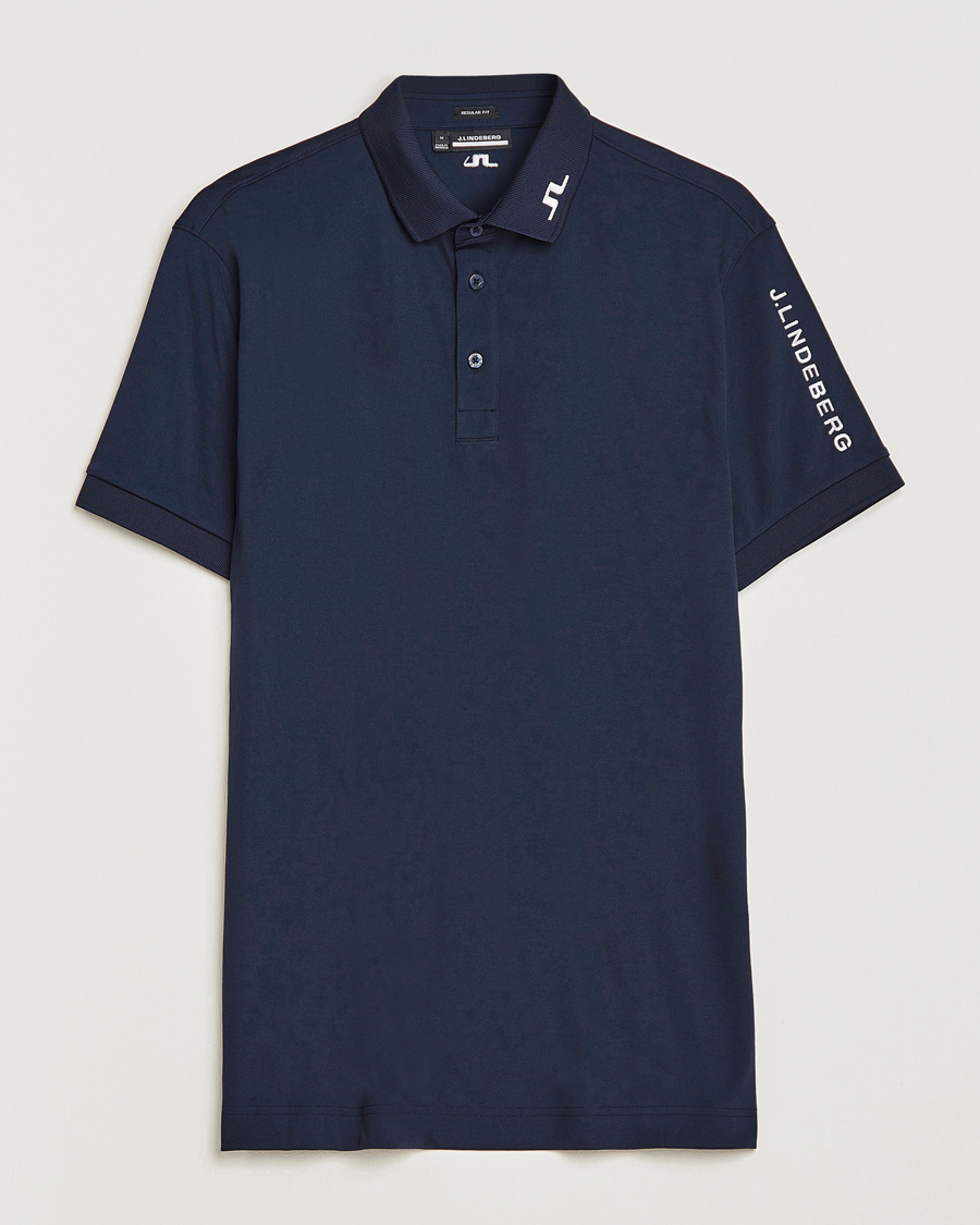 Herr |  | J.Lindeberg | Regular Fit Tour Tech Stretch Polo Navy