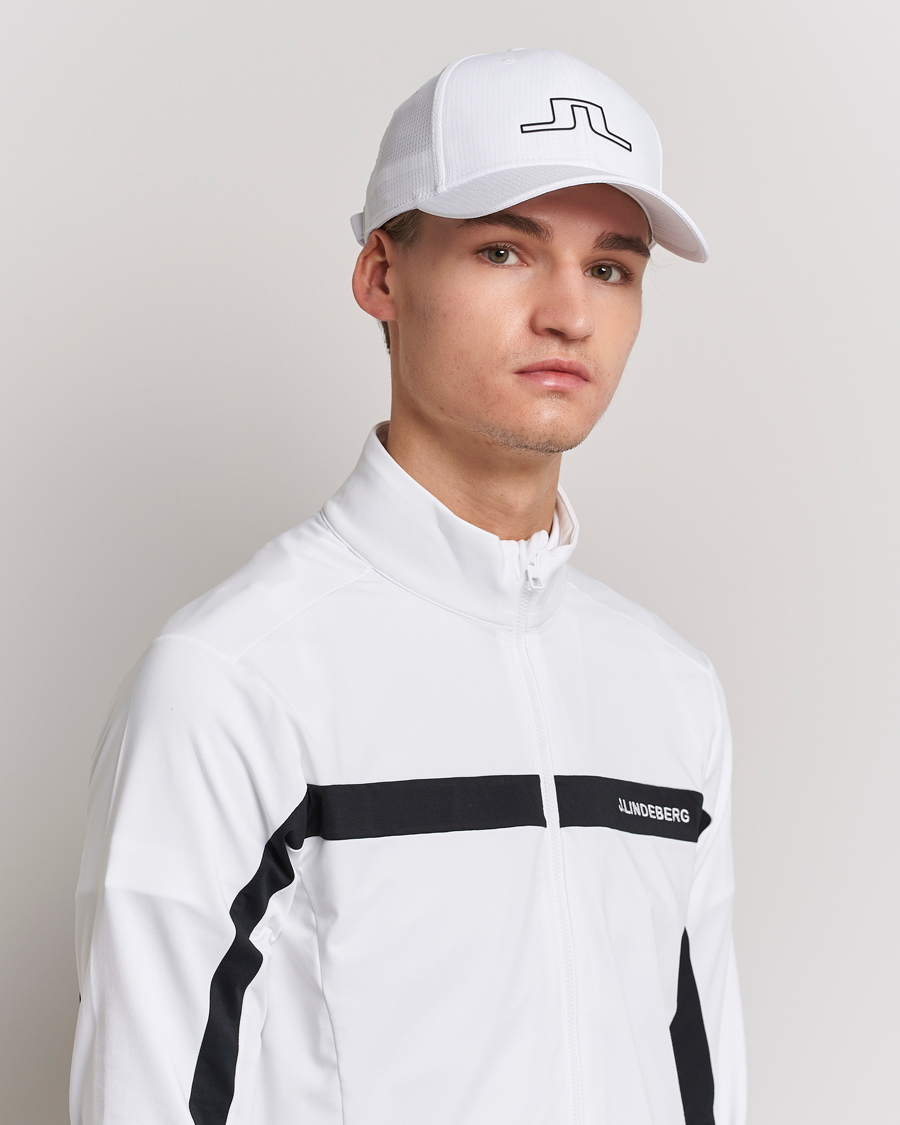 Herre | Tilbehør | J.Lindeberg | Caden Golf Cap White